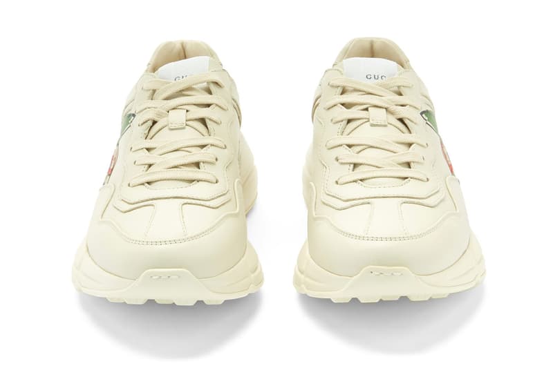 Gucci Rhyton Apple-Print Sneaker White