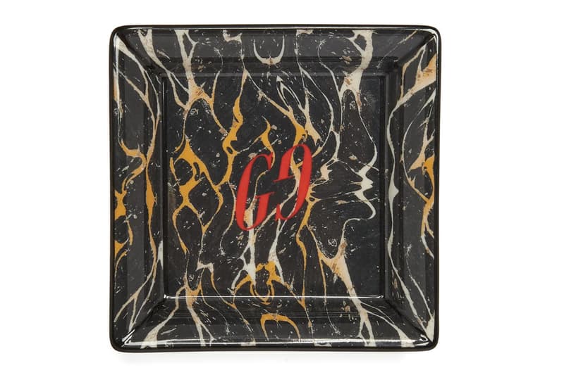 gucci home accessories souvenir from rome collection flora scented candles porcelain trinket jewelry boxes trays star eye mugs