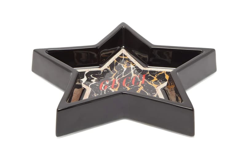 gucci home accessories souvenir from rome collection flora scented candles porcelain trinket jewelry boxes trays star eye mugs