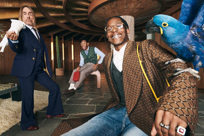 Gucci Tailoring Collection Campaign ASAP Rocky Tyler The Creator Iggy Pop Harmony Korine