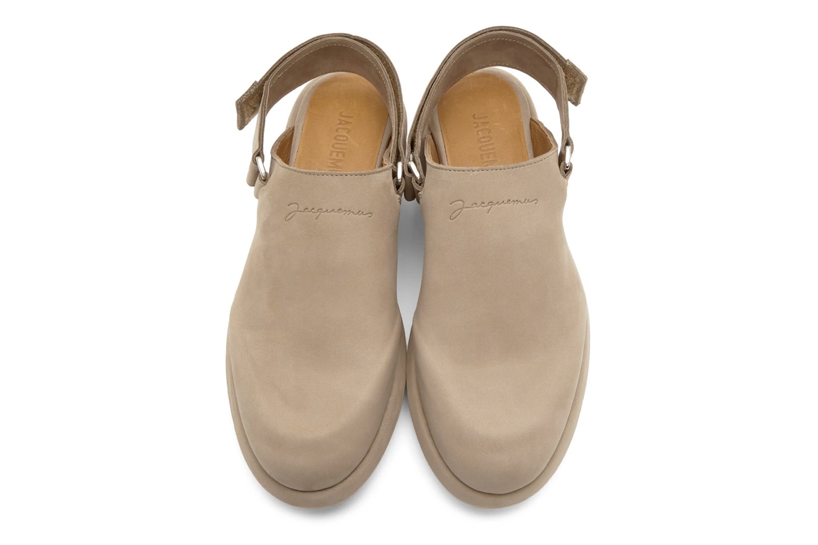 jacquemus les mules slippers shoes pink taupe fall winter release