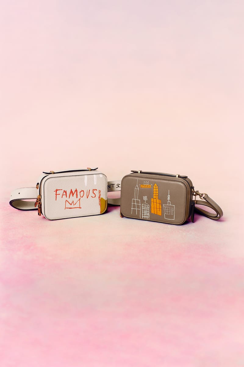 coach collab with basquiat