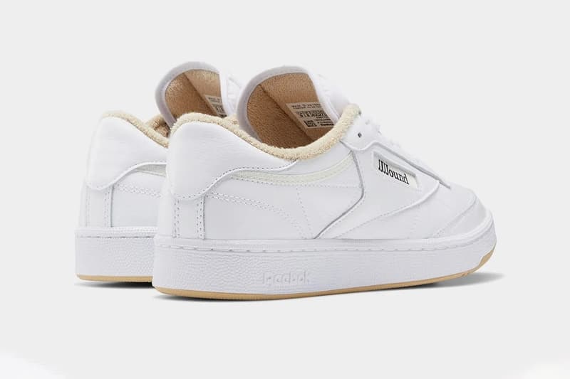 jjjjound reebok club c white tan minimalist sneakers collaboration release info