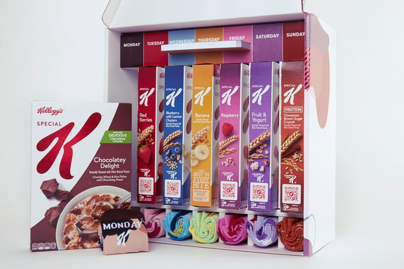kelloggs special k socks blursday go away kit cereals planners week cinnamon brown sugar chocolate blueberry giveaway