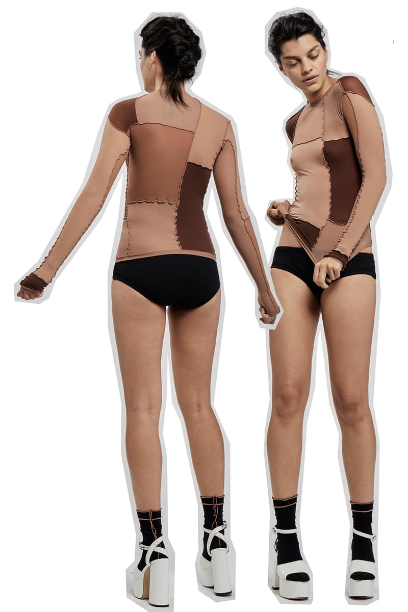 kits see through frill tank tops crops flared pants new york city nyc emerging designer brand collective