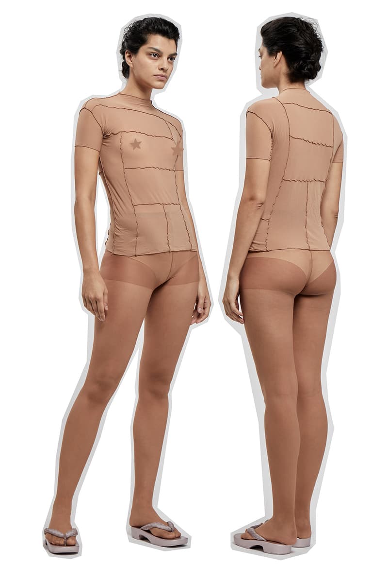 kits see through frill tank tops crops flared pants new york city nyc emerging designer brand collective