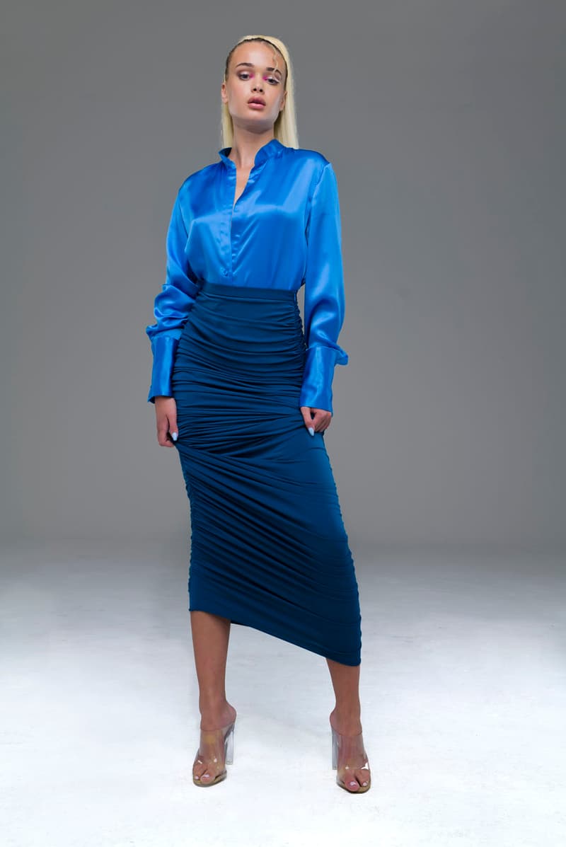 laquan smith spring summer 2021 lookbook 70s fashion dresses blouses bodysuits new york fashion week nyfw