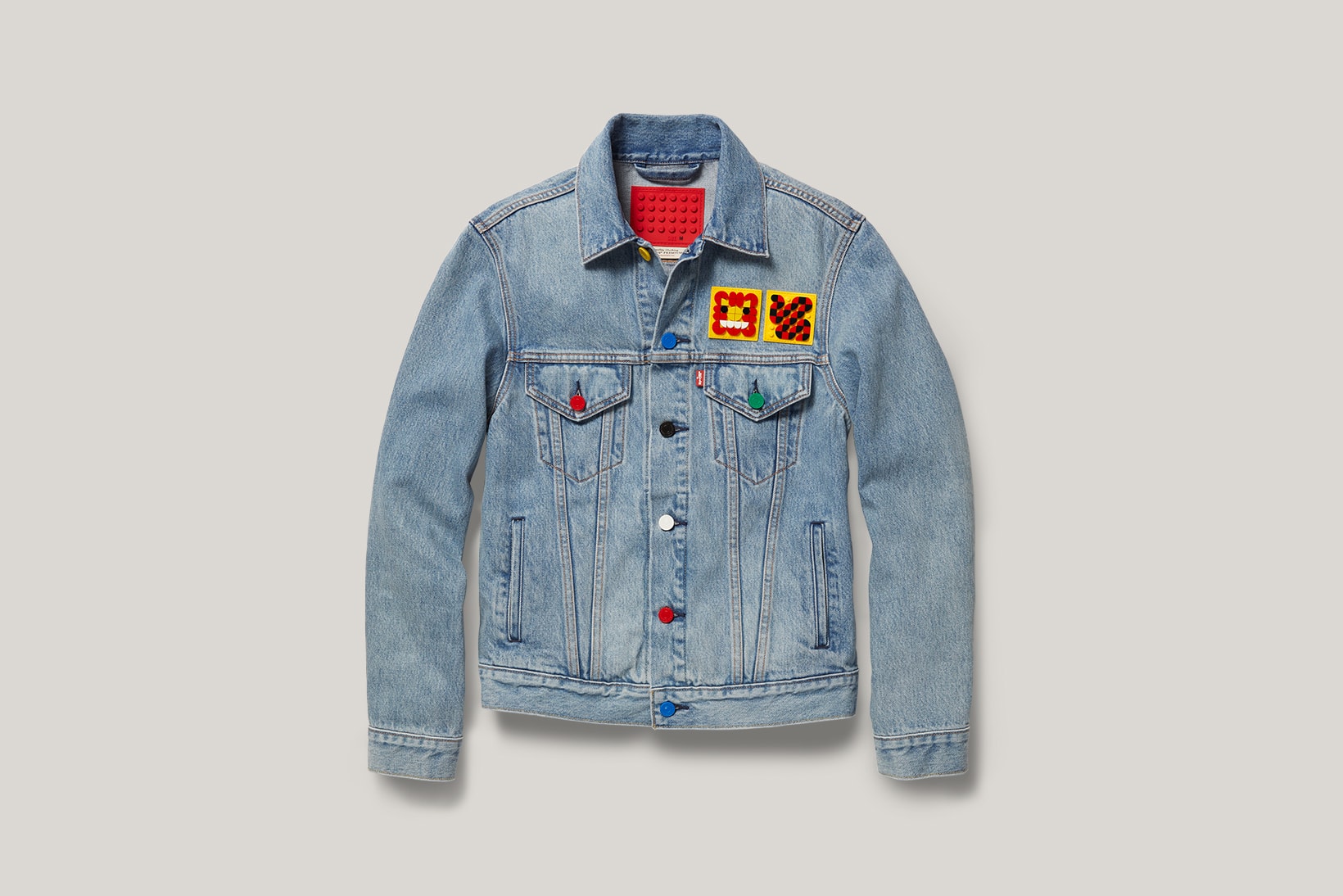 levis lego collaboration outerwear jackets hoodies tees baseplates