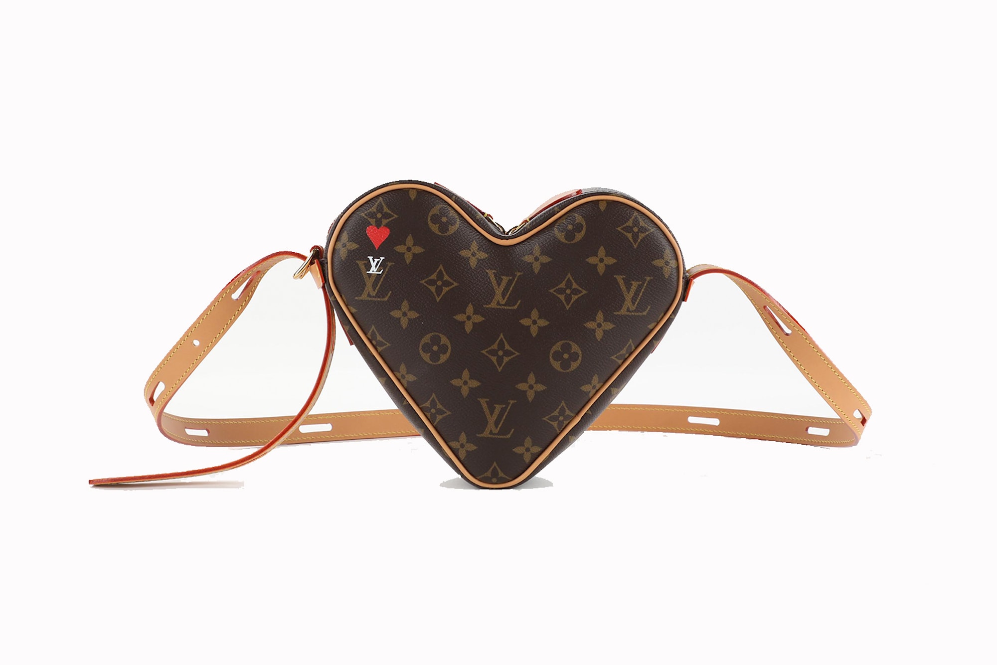 Louis Vuitton LV Cruise 2021 Heart Shaped Monogram Shoulder Bag [Video]