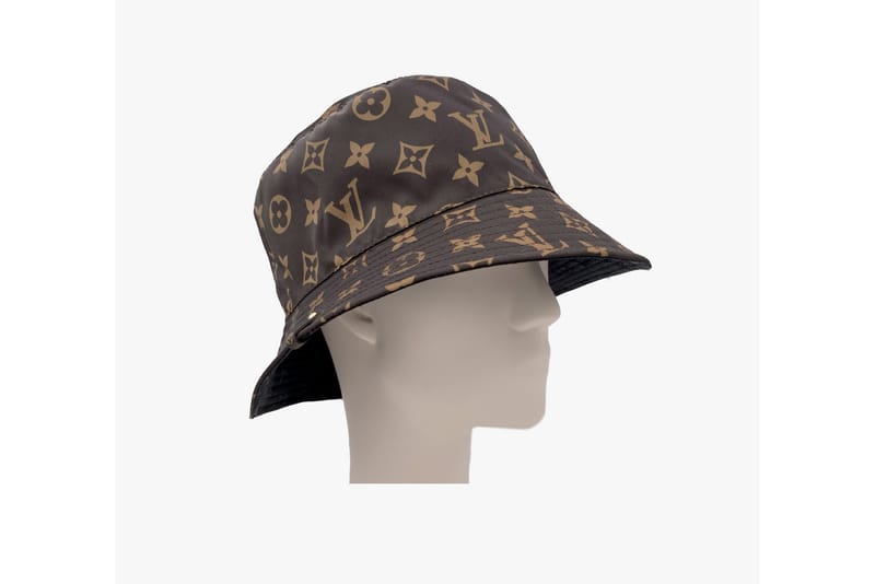 lv bucket hat brown