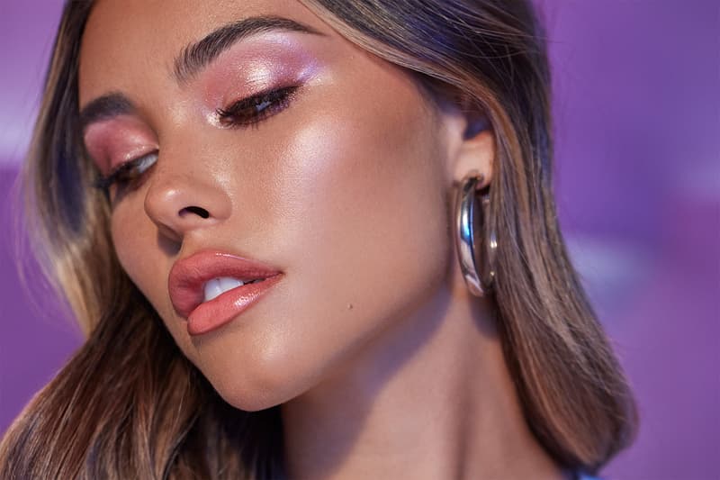 madison beer morphe eyeshadow palette lip gloss highlighters makeup brushes channel surfing collaboration
