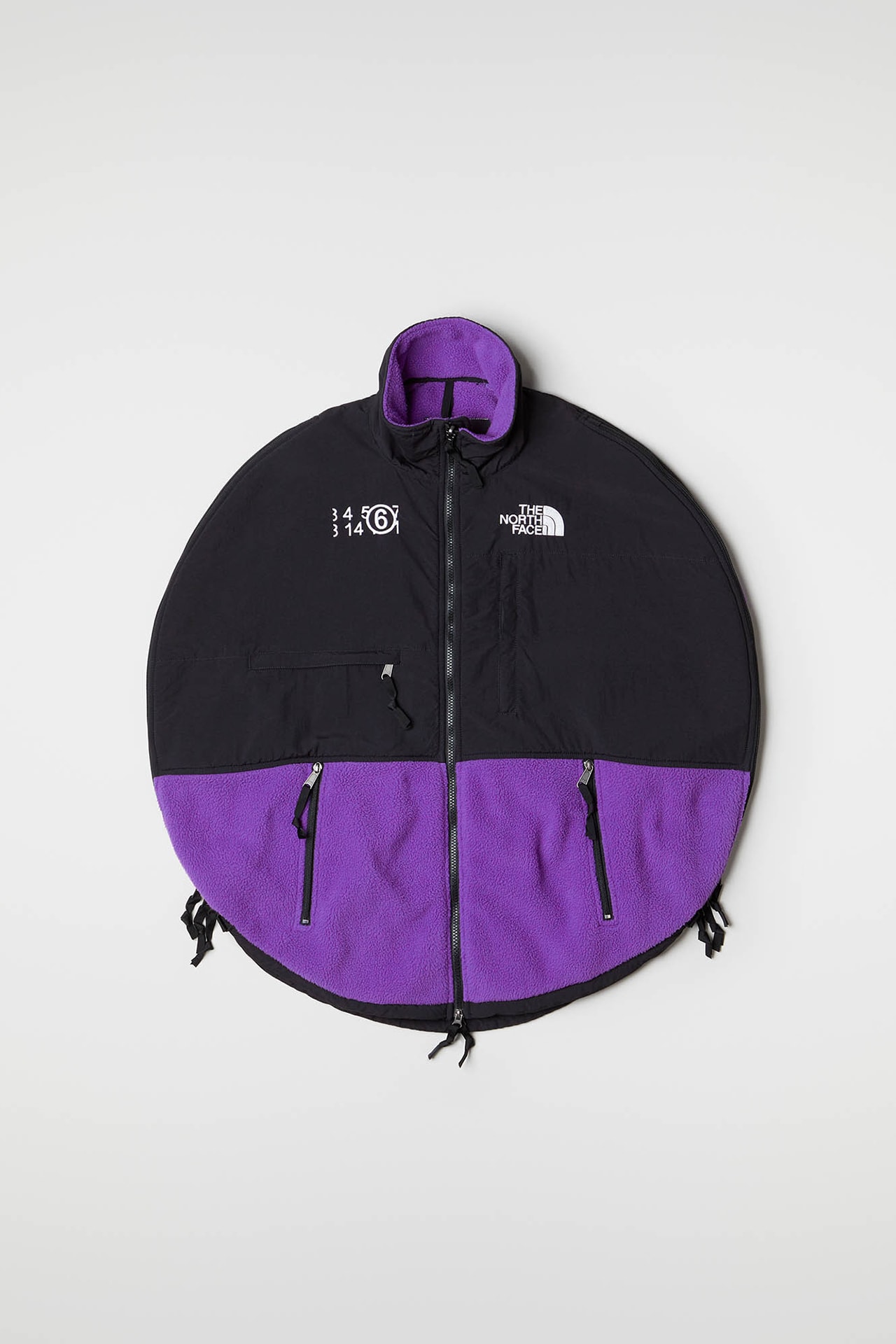 MM6 Maison Margiela The North Face Collaboration Fall Winter 2020 Circle Denali Jacket Purple