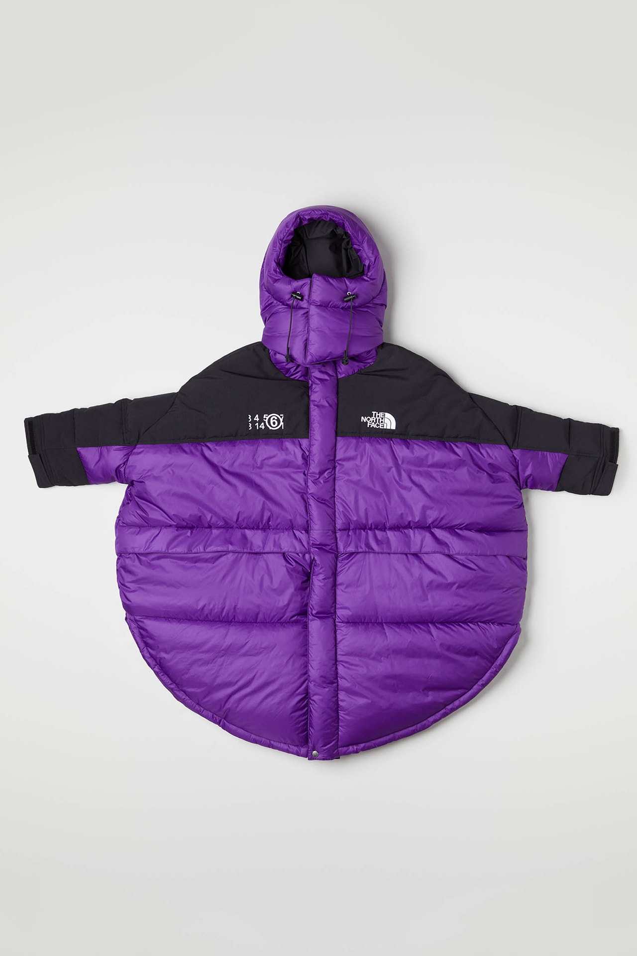 MM6 Maison Margiela The North Face Collaboration Fall Winter 2020 Circle Himalayan Parker Puffer Jacket Purple
