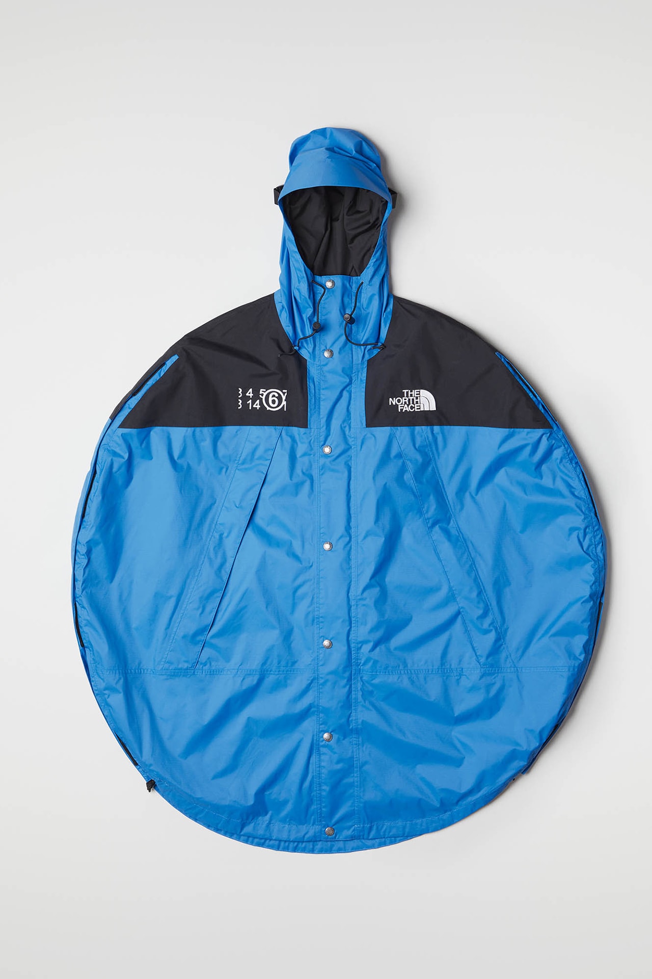 MM6 Maison Margiela The North Face Collaboration Fall Winter 2020 Circle Mountain Jacket Cobalt Blue