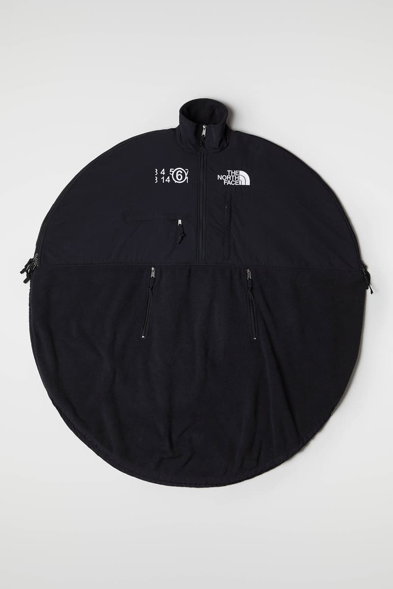 MM6 Maison Margiela The North Face Collaboration Fall Winter 2020 Circle Denali Dress Black