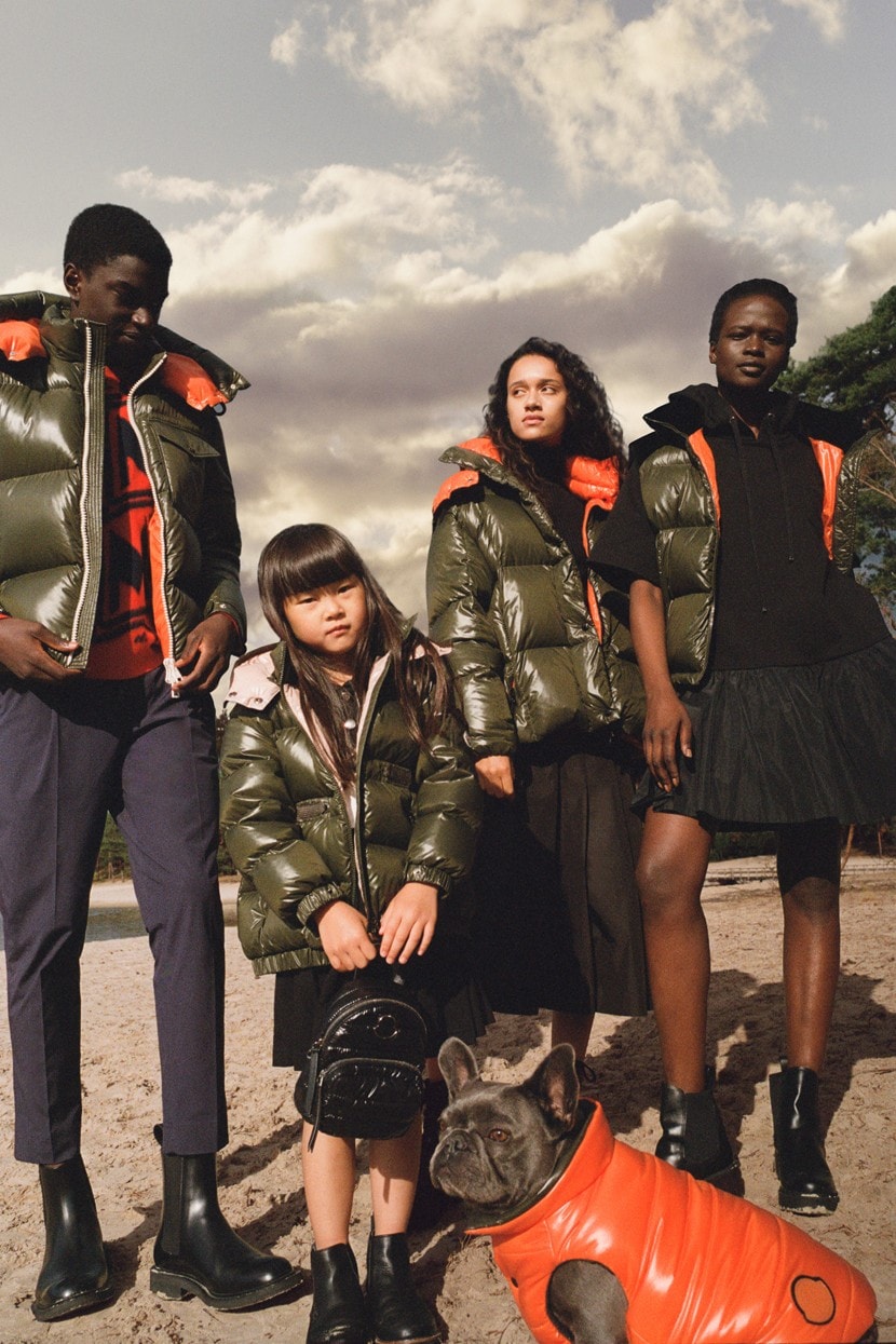 Moncler Generation Mytheresa Exclusive Capsule Family Outerwear Kids Children Dog Menswear Womenswear Editorial Campaign