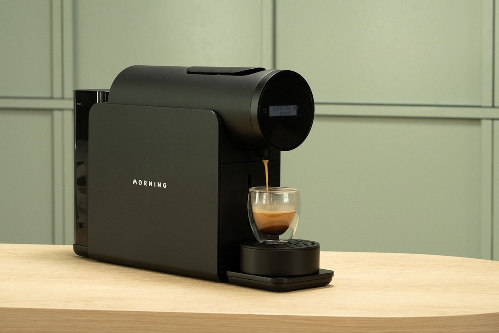 morning machine coffee latte espresso brewer nespresso originalline capsules