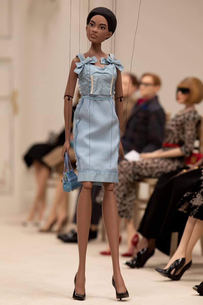 moschino spring summer 2021 puppet show marionette miniature dolls haute couture jim henson creature shop collection jeremy scott