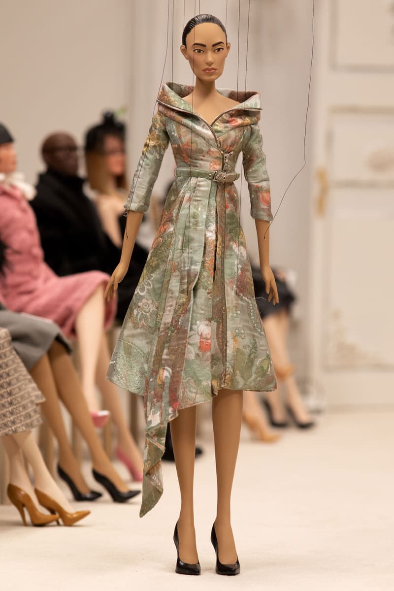 moschino spring summer 2021 puppet show marionette miniature dolls haute couture jim henson creature shop collection jeremy scott