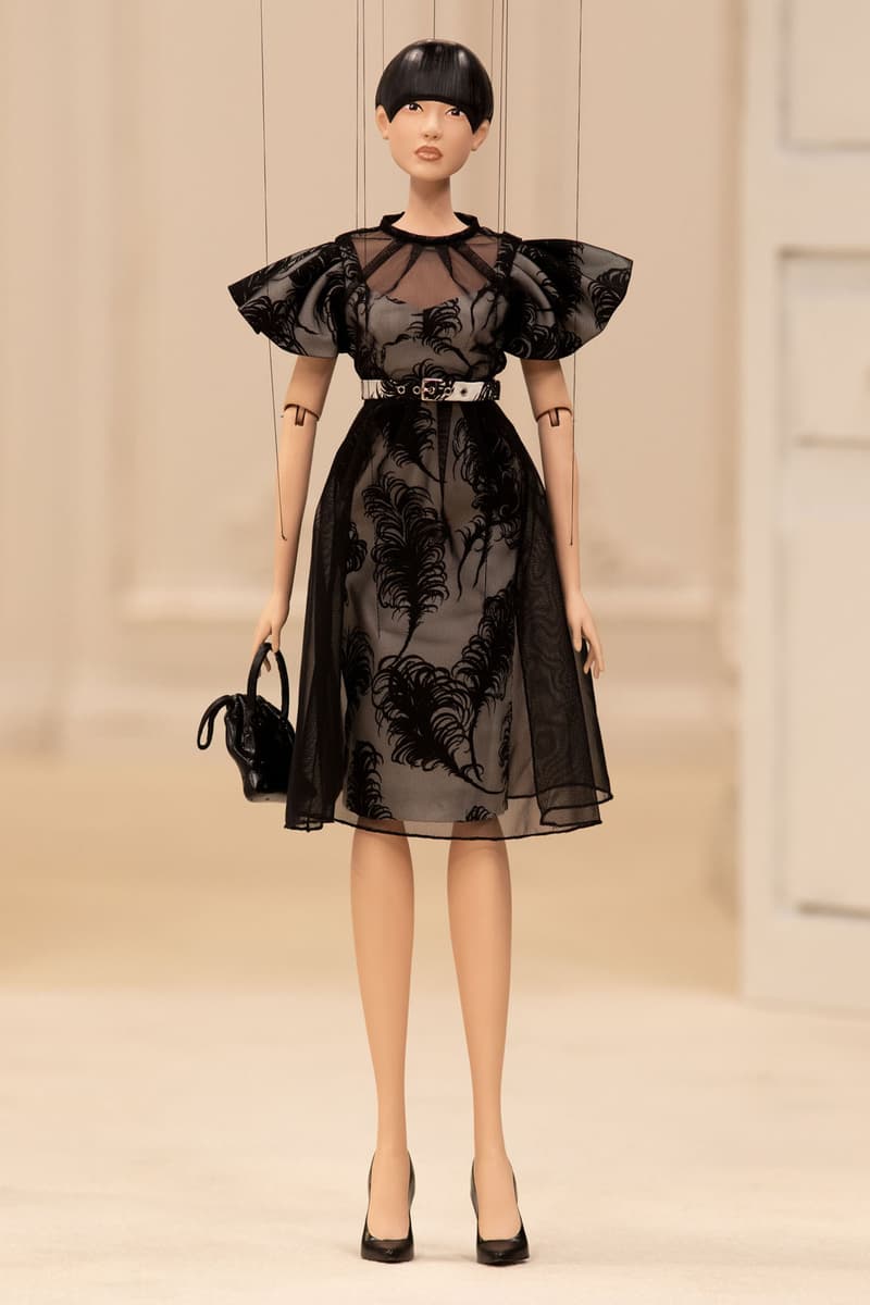 moschino spring summer 2021 puppet show marionette miniature dolls haute couture jim henson creature shop collection jeremy scott