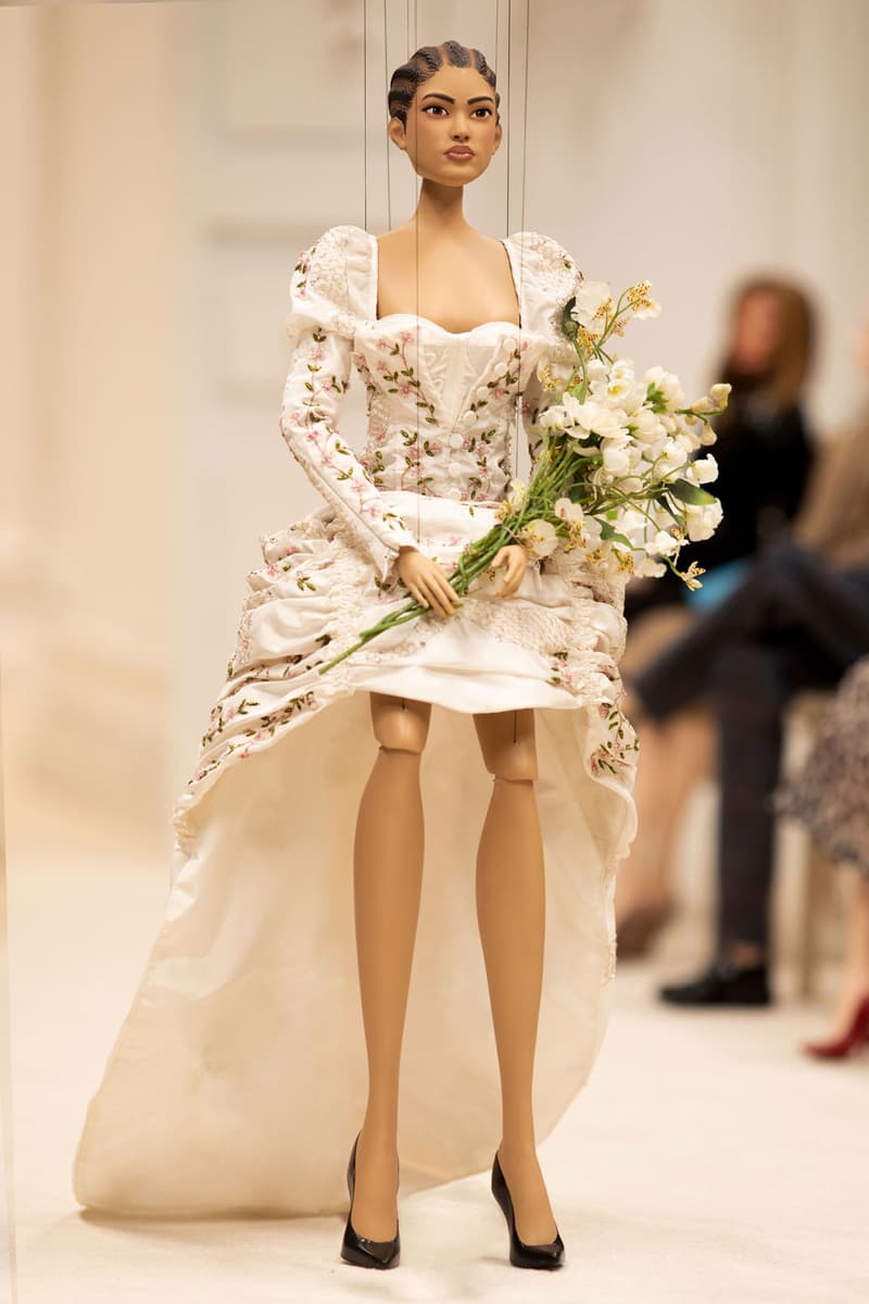 moschino spring summer 2021 puppet show marionette miniature dolls haute couture jim henson creature shop collection jeremy scott