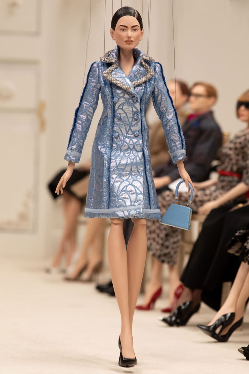 moschino spring summer 2021 puppet show marionette miniature dolls haute couture jim henson creature shop collection jeremy scott