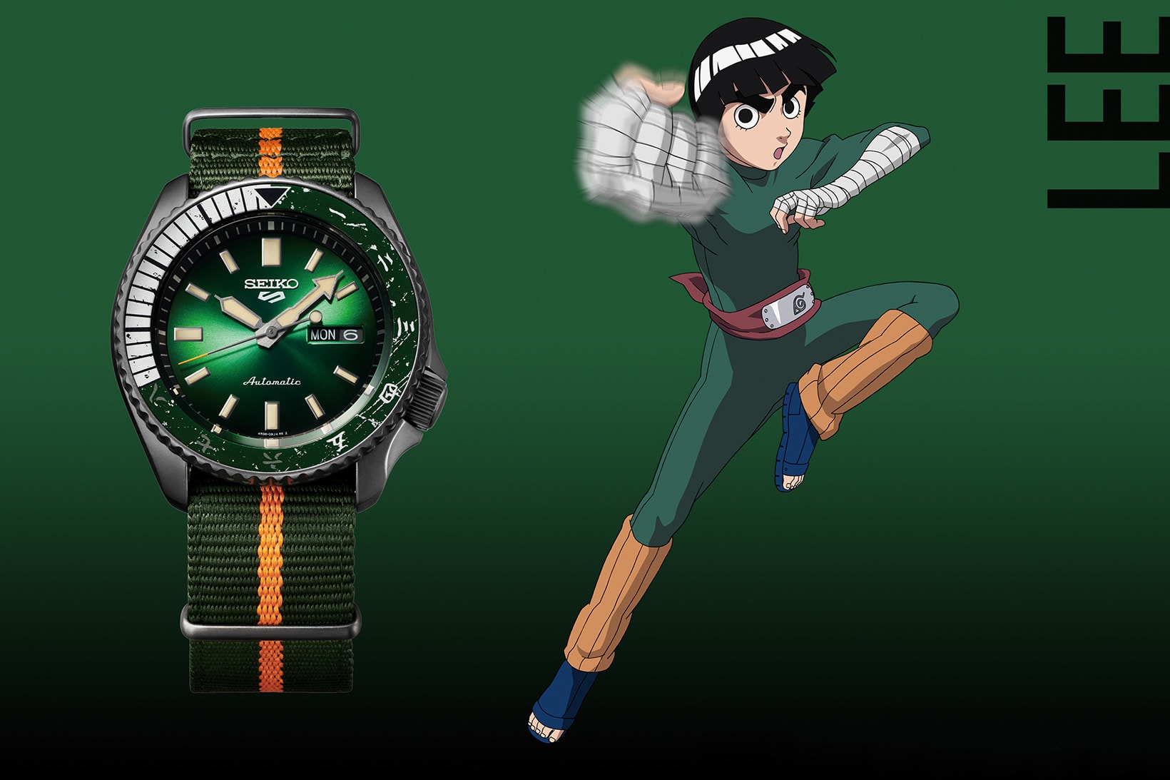 FS: SEIKO Limited Edition 5 Sport Naruto and Boruto, Gaara Model