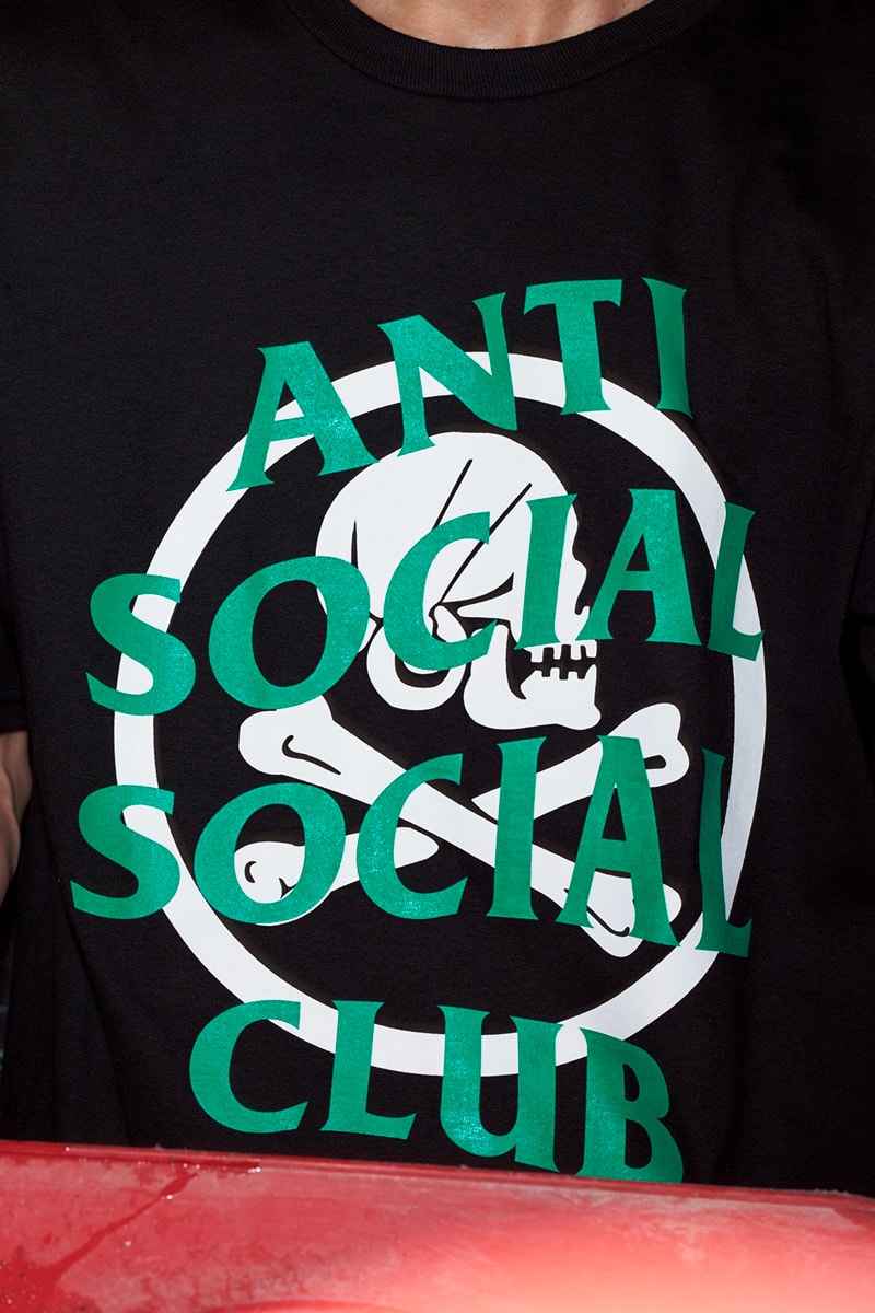 assc anti social social club neighbordhood collaboration graphic hoodies t-shirts release info
