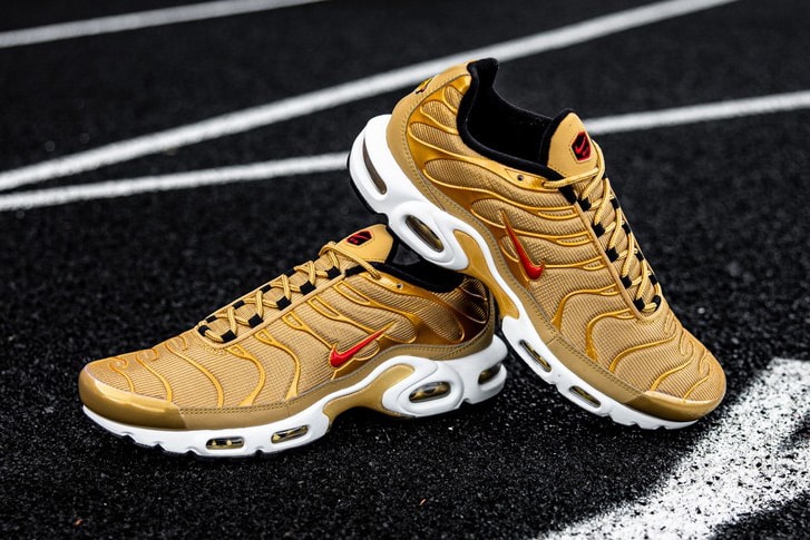 Nike's Air Max Plus in "Metallic Gold" Is Re-Releasing