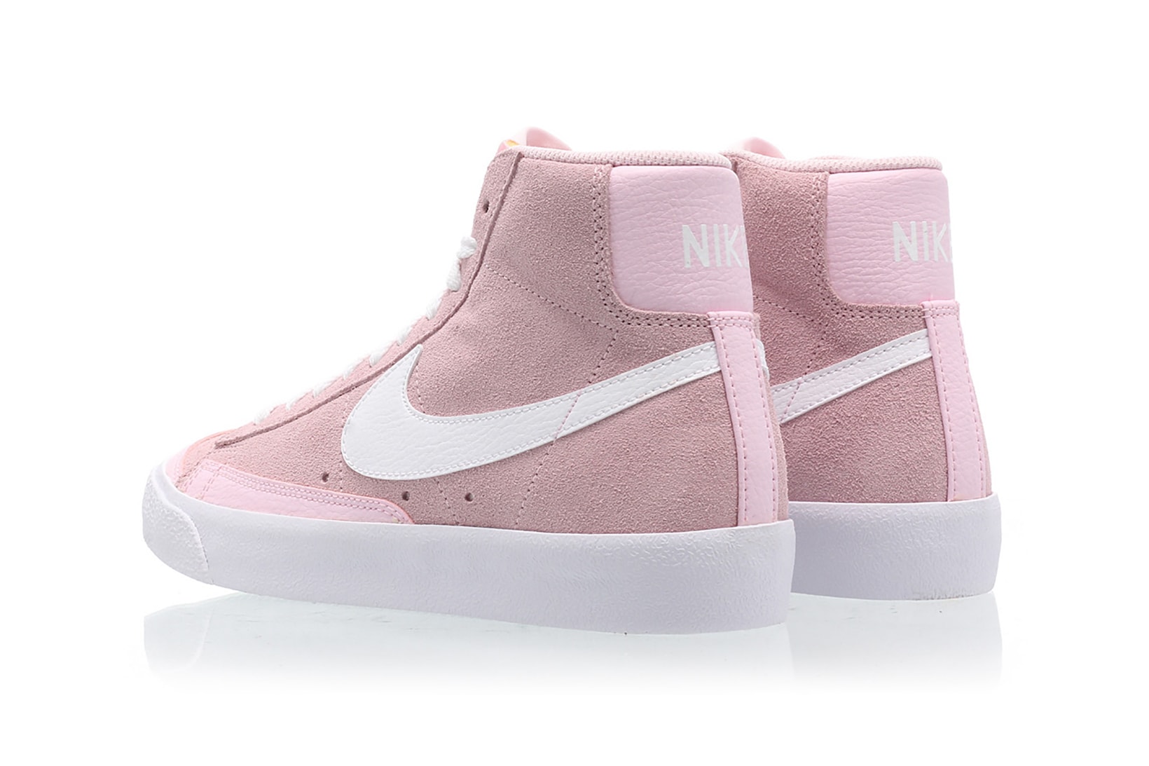 nike blazer mid vintage 77 womens sneakers pink white shoes footwear sneakerhead 