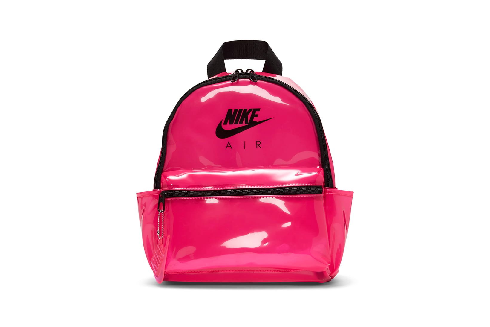 nike pink just do it logo mini backpack