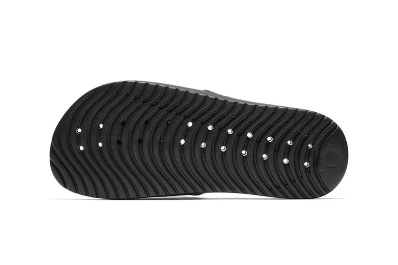 Nike Kawa Slides Pink & Black Sandal Shoes Logo Summer Spring Pool Footwear