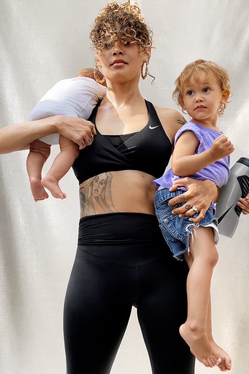 nike m maternity wear launch pregnant mothers moms postpartum inclusivity diversity bras tank tops leggings tights