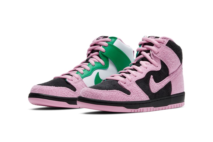 Peep the Striking Contrast Details on Nike SB's Dunk High "Invert Celtics"