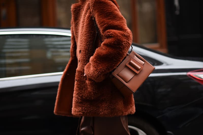 New York Fashion Week Fall/Winter 2019 Street Style Fur Coat Brown