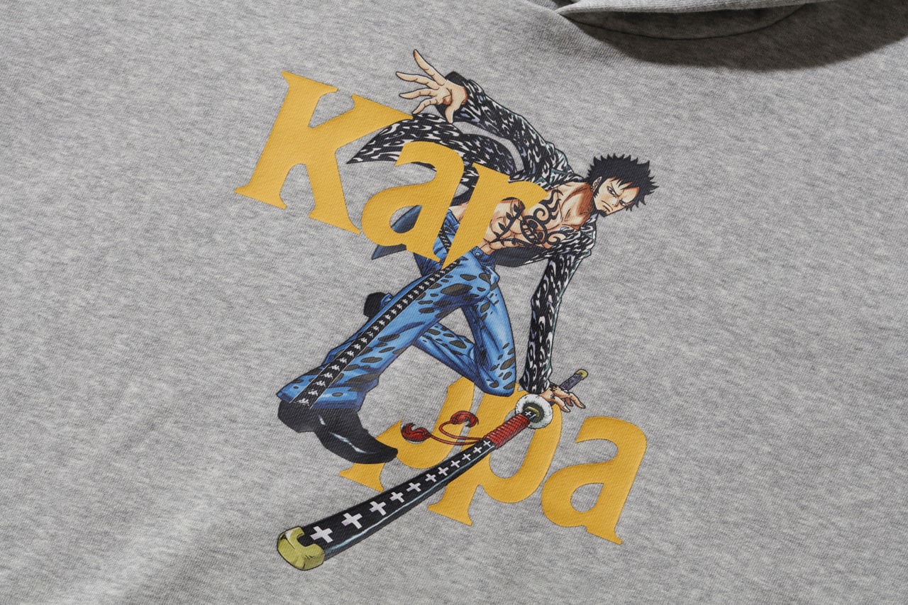 kappa one piece fall winter collaboration release hoodies t-shirts luffy law boa hancock anime manga 