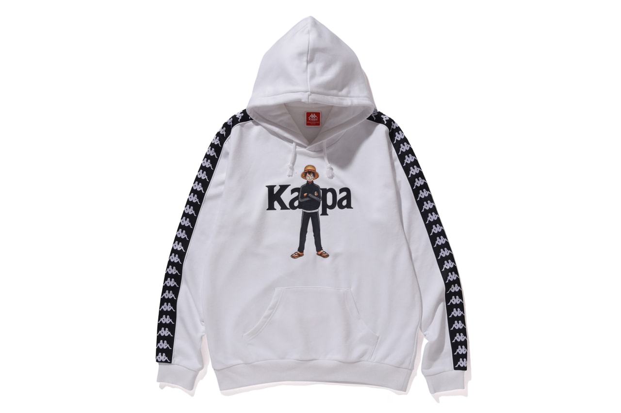 kappa one piece fall winter collaboration release hoodies t-shirts luffy law boa hancock anime manga 