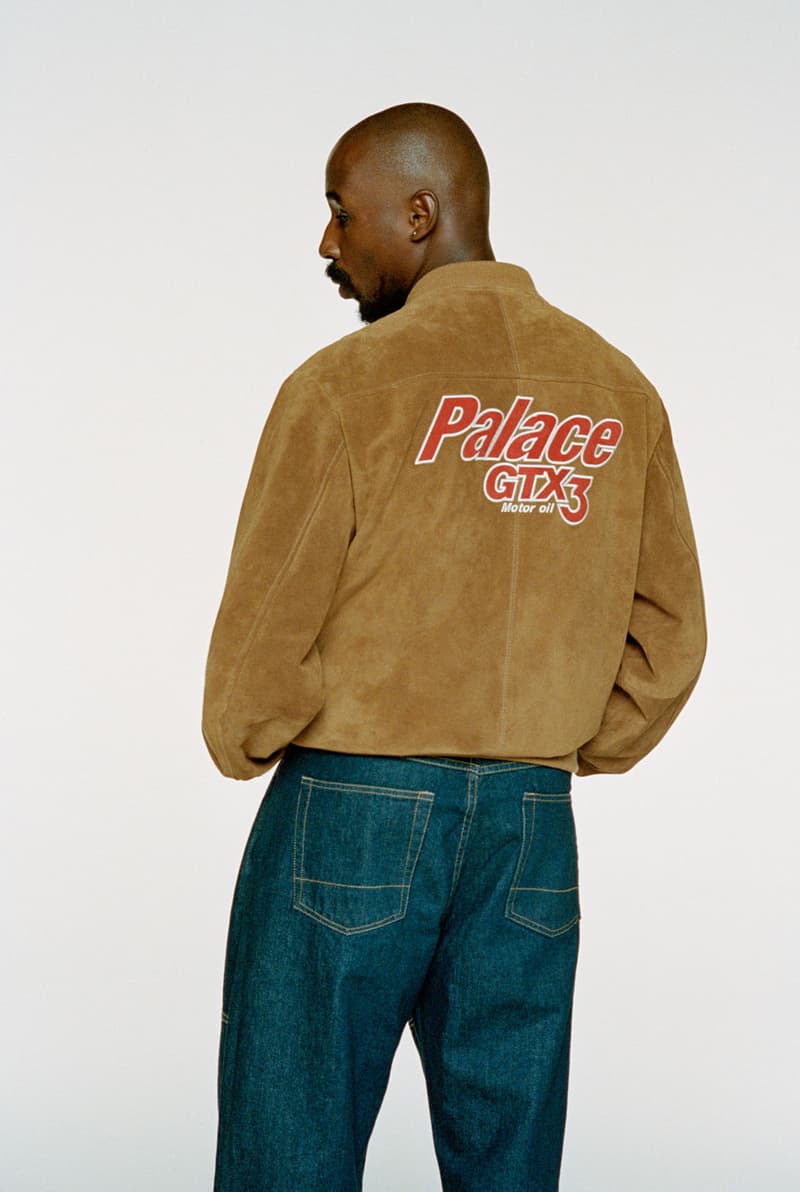 palace skateboard winter lookbook gore-tex outerwear fleece jackets suede bomber knit sweaters release info