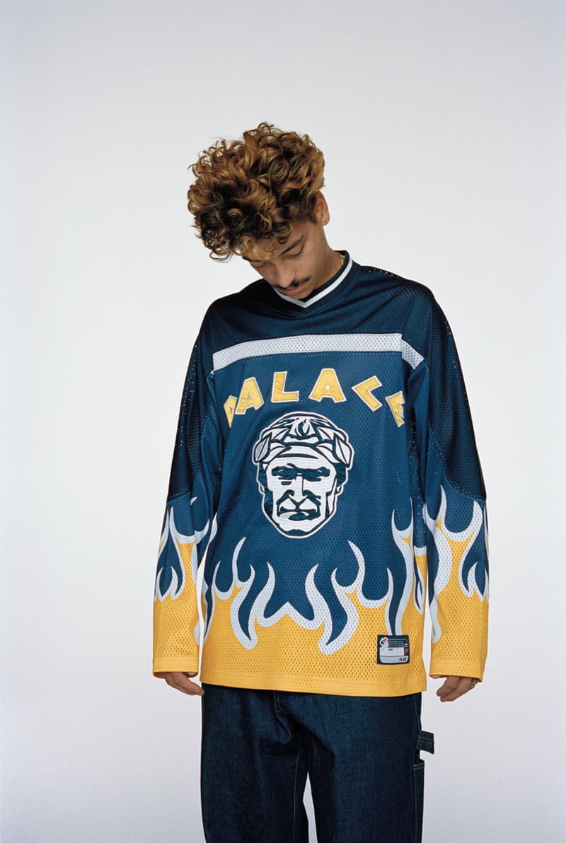 palace skateboard winter lookbook gore-tex outerwear fleece jackets suede bomber knit sweaters release info