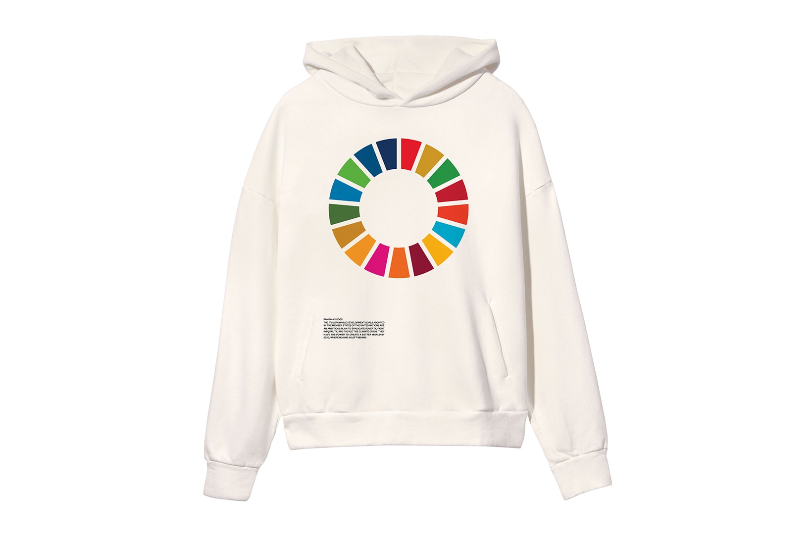 pangaia united nations sustainable development goals un sdgs global hoodies t-shirts collaboration capsule 