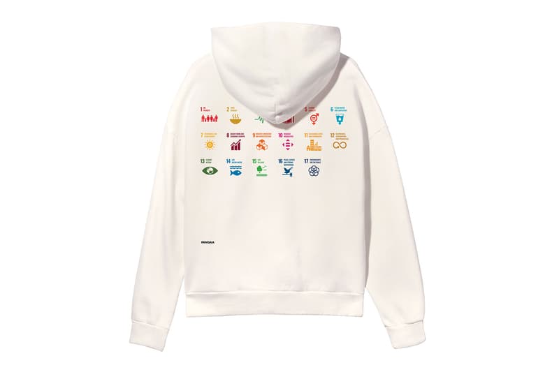 pangaia united nations sustainable development goals un sdgs global hoodies t-shirts collaboration capsule 