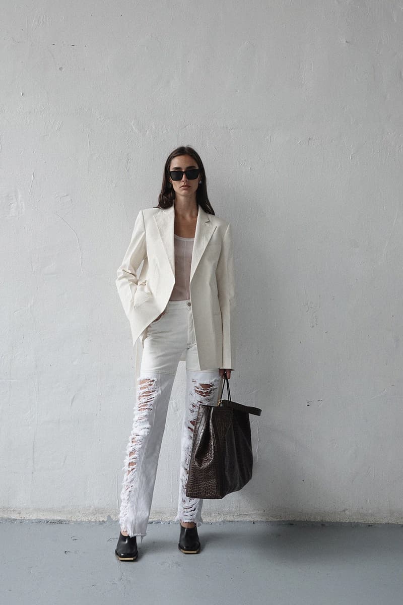 peter do spring summer 2021 collection lookbook minimalist dresses coats bags suits shirts