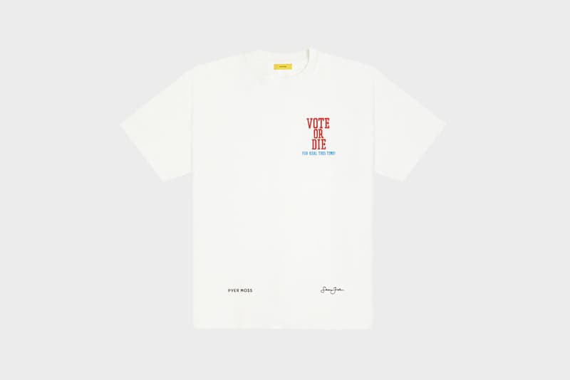 Sean John by Pyer Moss Vote or Die T-Shirt Exist to Resist