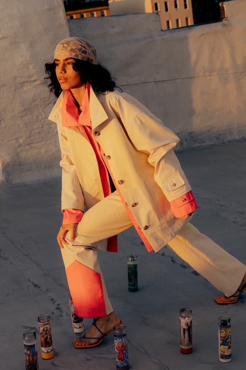 sabrina olivera soldaderas collection pants lookbook hats shoes flats