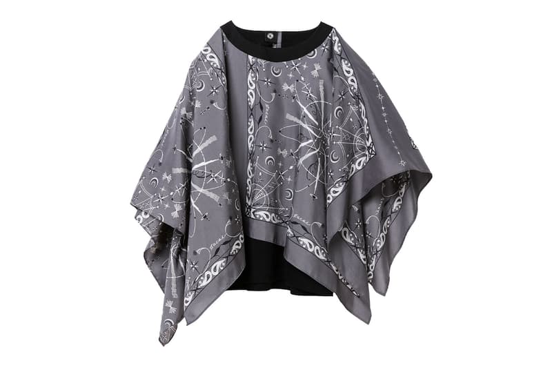 sacai dr woo kids fall winter capsule collaboration bandana print jackets skirts shirts chitose abe release