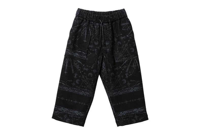 sacai dr woo kids fall winter capsule collaboration bandana print jackets skirts shirts chitose abe release
