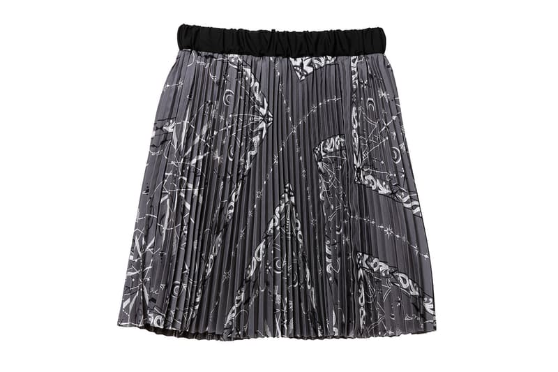 sacai dr woo kids fall winter capsule collaboration bandana print jackets skirts shirts chitose abe release