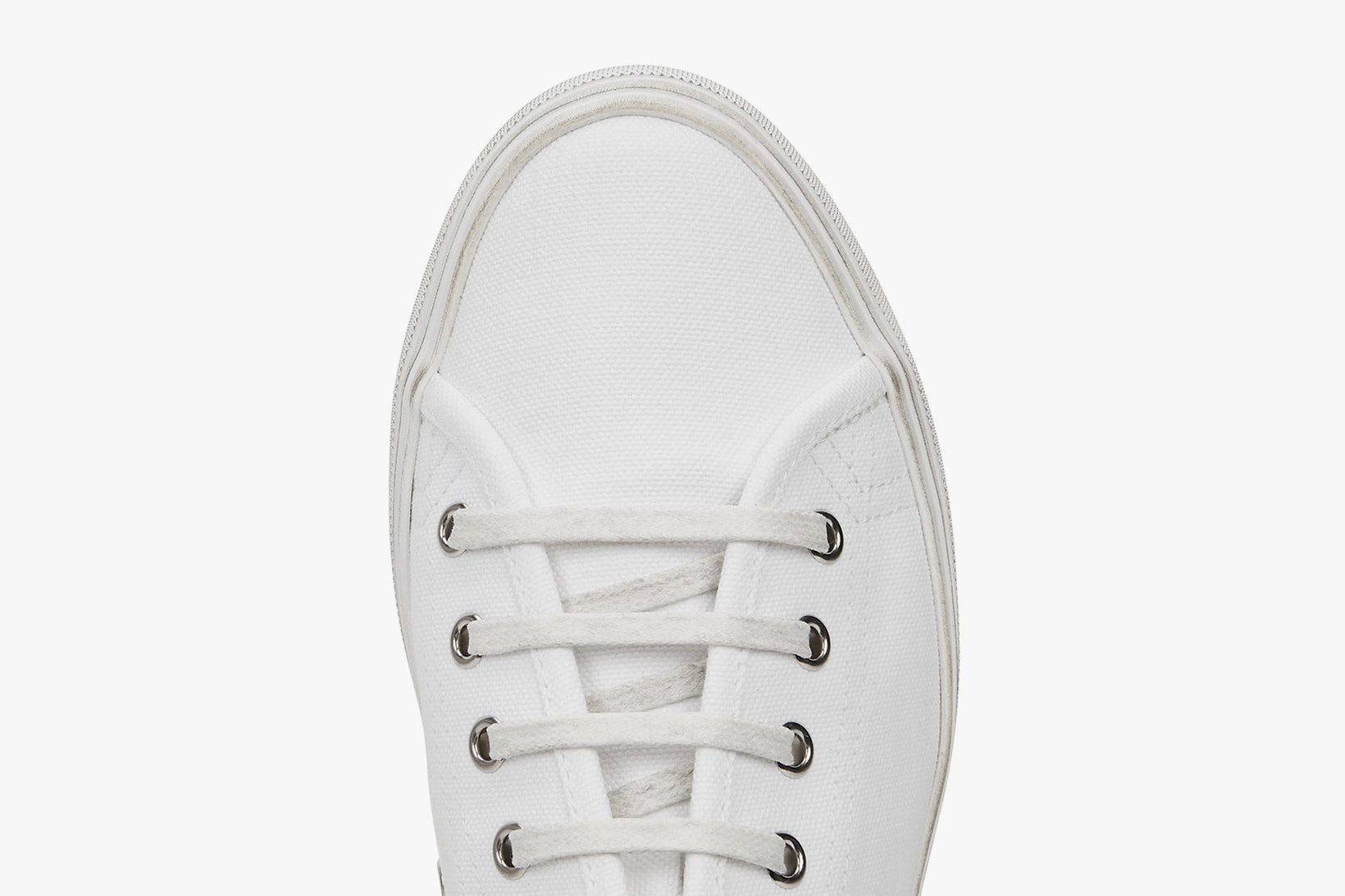 saint laurent canvas sneakers malibu white handwritten logo price minimal