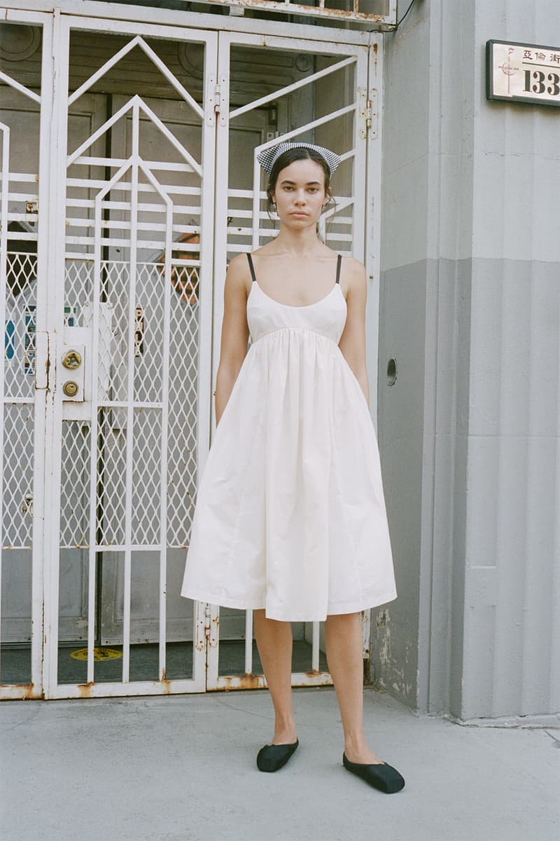 sandy liang spring summer 2021 fleece jackets dresses sara rabin collaboration new york fashion week nyfw lookbook interview