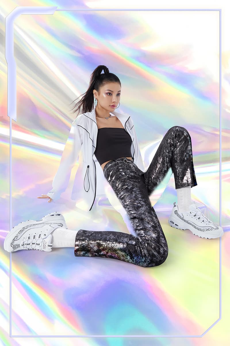 skechers holographic collection dlites 3.0 energy sneakers 2000s retro nostalgic release